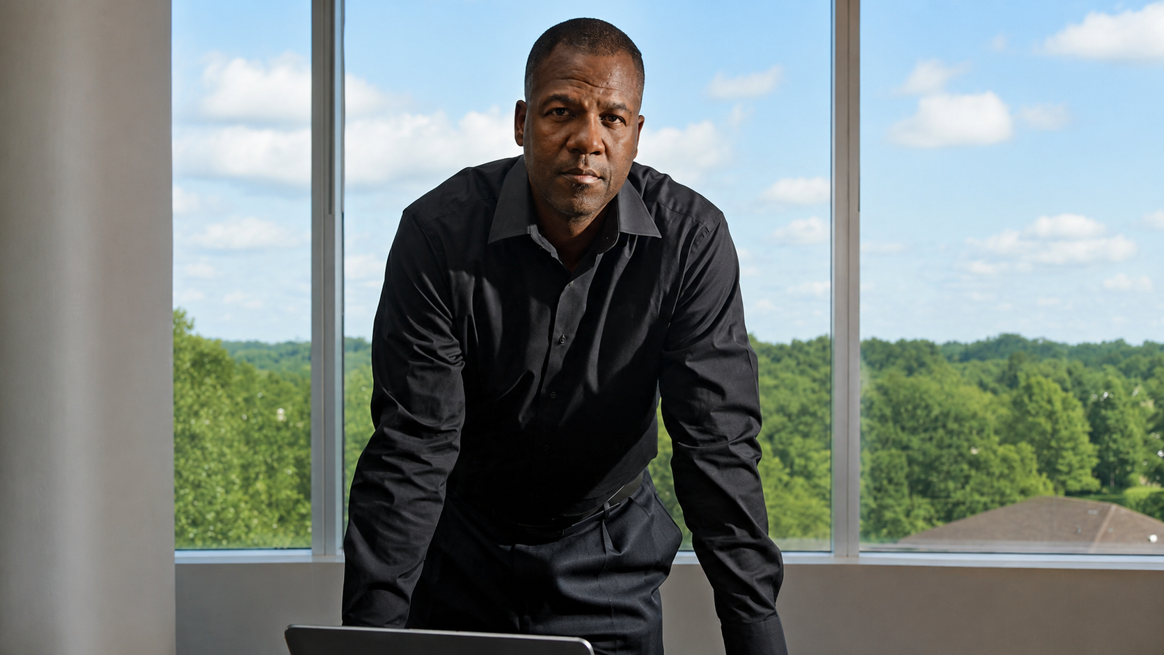 Alonzo Williams in his office