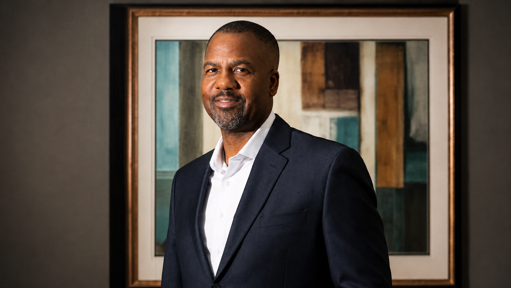 Alonzo Williams standing in his office